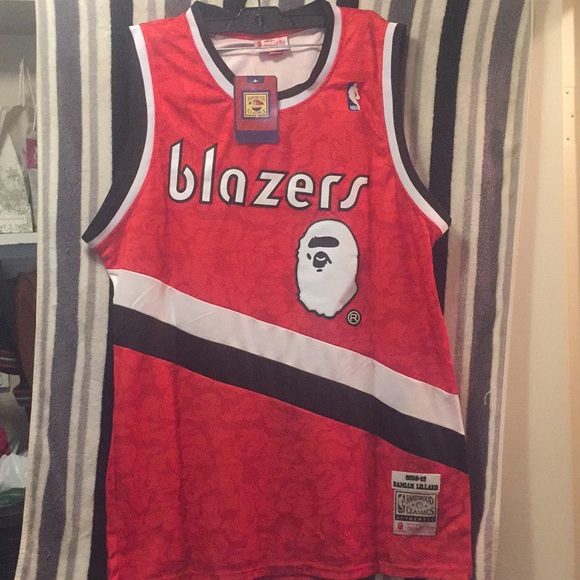 Mitchell & Ness Other - Bape Lillard Jersey